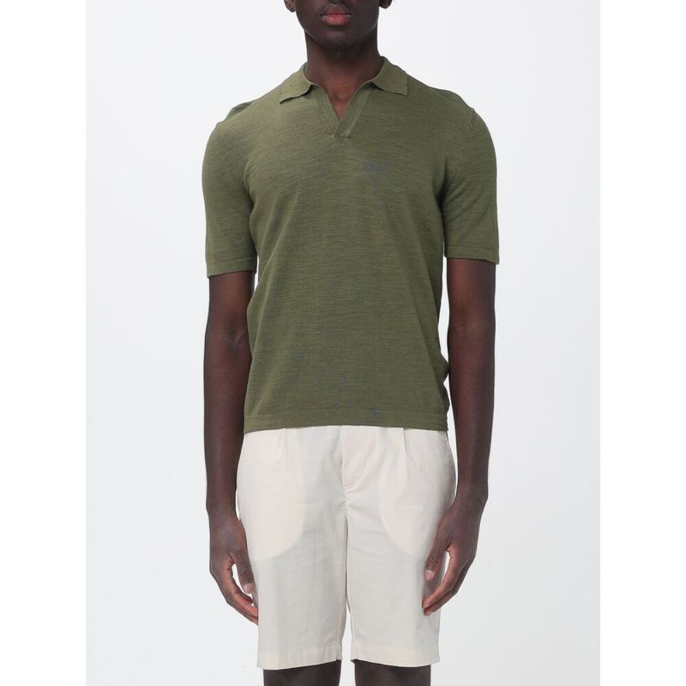 Brooksfield Polo Shirt Men Military